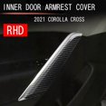 thumbnail image 5 of 2Pcs Carbon Fiber Car Inner Door Handle Trim Pull Grab Panel Handle, 5 of 5