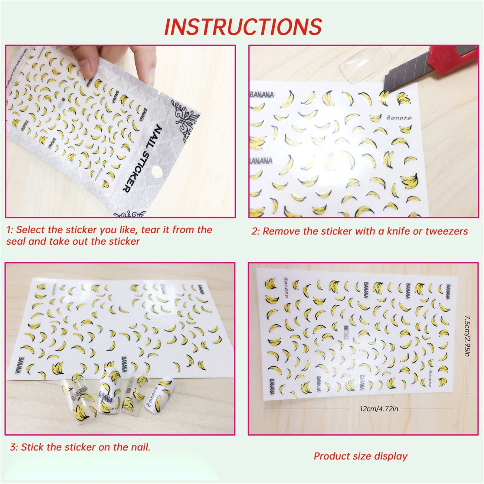 Decal Sticker Nails on Nails Small Hands Nail Stuff Fingernails Opal Stones for Nails Nail Gens Color Street Nail Strip Organizer Color Street Nail Strips Clear as Day Kids Stick on Nails for
