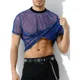 thumbnail image 2 of Playera De Malla Para Hombre Sexy Transparente Casey Kevin, 2 of 7