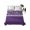 Gray Purple, variant on King Flat&nbsp;Sheet&nbsp;Only Rustic Flower Purple Gray Stitching Art Soft&nbsp;Microfiber&nbsp;Cooling&nbsp;Bedding&nbsp;Sheets Blossom Floral Pattern Flat&nbsp;Bed&nbsp;Sheet