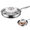 26cm with cover, variant on Titanium Pan, Nonstick Frying Pans, Titanium Hammered Pan Pro, Uncoated Titaniums Frying Pans, Scratch-Resistant Fast and Even Heating Cooking Tool for All Stovetops