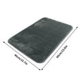 thumbnail image 3 of Mouliraty Bath Mat,40x60cm,Absorbent Soft Memory Foam Mat Bath Bathroom Bedroom Floor Shower Rug Decor,Non Slip Bath Mat,Quick Dry,Gray, 3 of 4