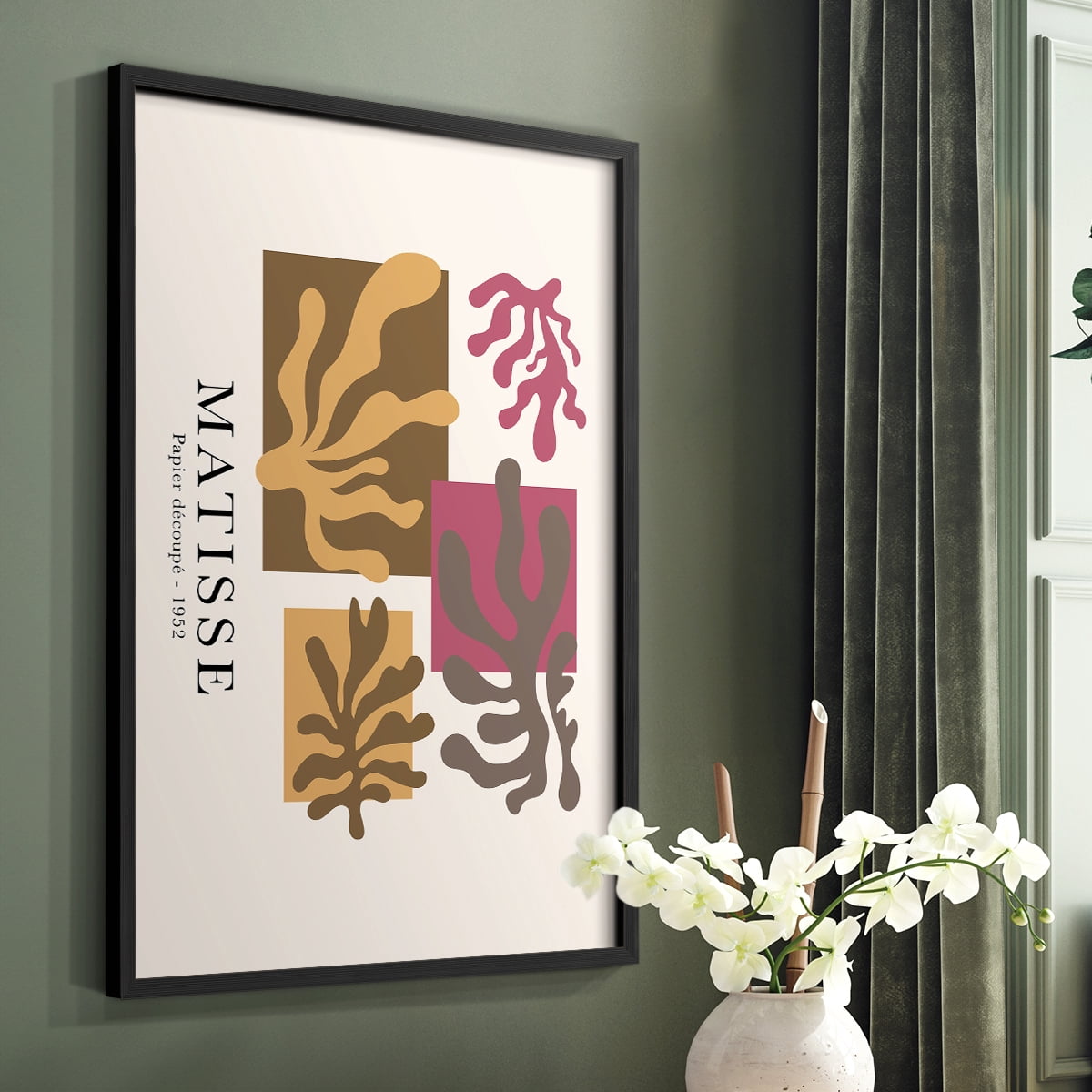 Matisse CCXLVI in Solid Wood 22 x 28 Framed Print