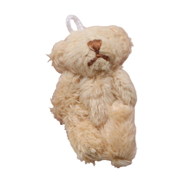 Decoración de casa de muñecas Muñeca de peluche en miniatura 1/12 Casa de muñecas Oso Casa de muñecas Animal oso caqui