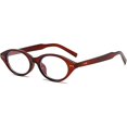 thumbnail image 1 of wonima44 Gleyemor Fashion Oval Round Blue Light Glasses for Women Men, Vintage Stylish Clear Glasses Computer Glasses, 1 of 1