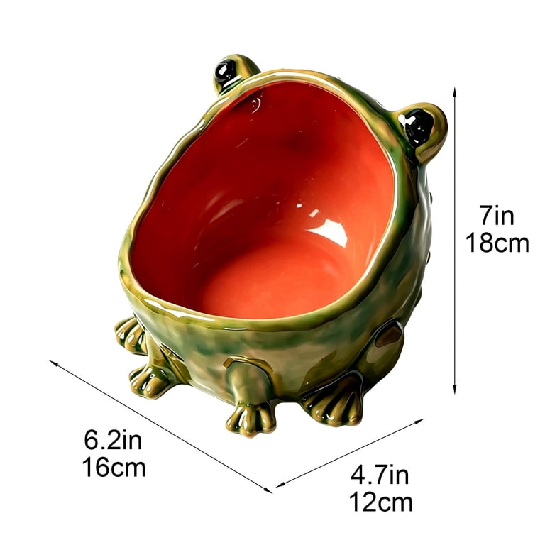 Frog Candy Bowl Decor, Key Holder Bowl Tray for Entryway Table