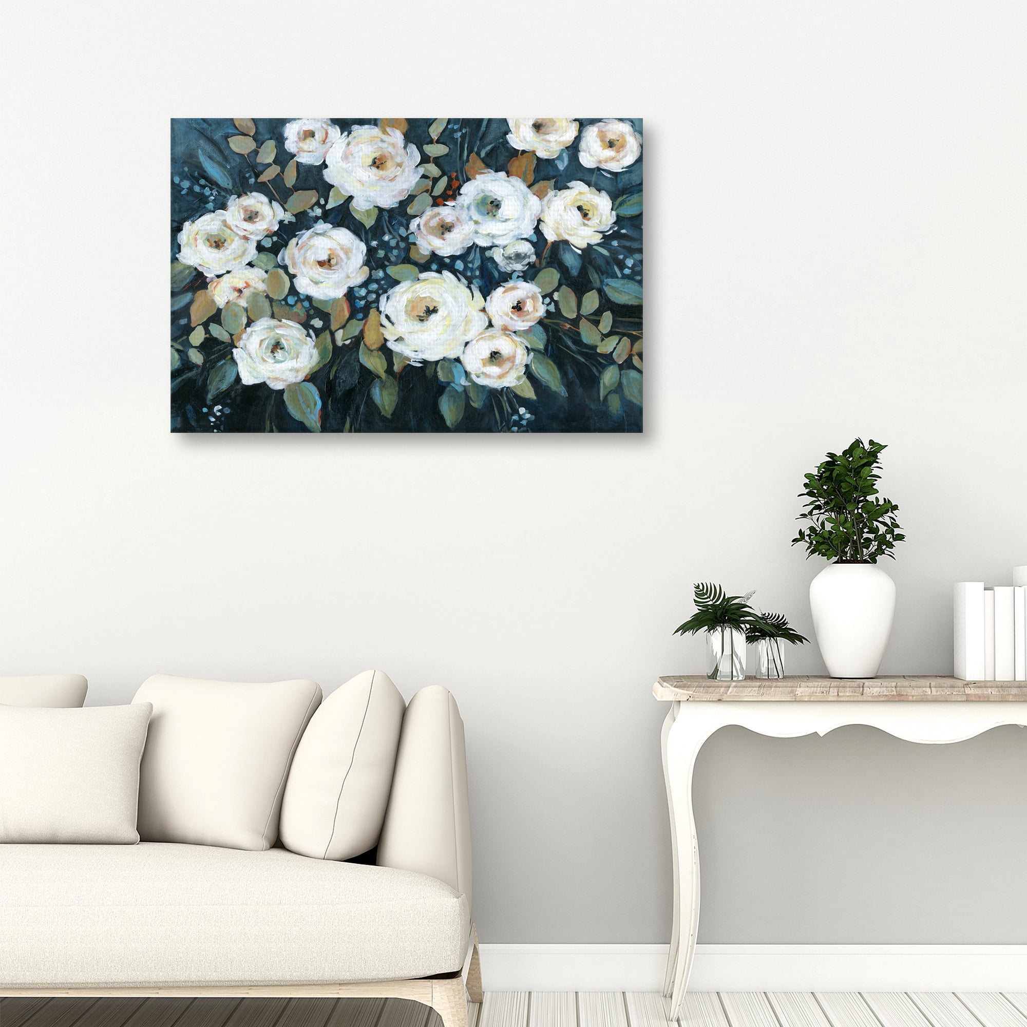 Moonlit Garden I by Carol Robinson Canvas Art Print