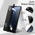 thumbnail image 5 of JETech Case for Samsung Galaxy Tab S9 FE+ / S9 FE Plus 12.4-Inch with S Pen Holder, Clear Transparent Hard PC Back, Protective Tri-Fold Stand Tablet Cover, Auto Wake/Sleep (Black), 5 of 6
