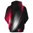 thumbnail image 3 of Oversized Hoodie Men Vintage Cold Weather Mens Sweatshirts Long Sleeve Pullover Kangaroo Pocket Red 4XL, 3 of 3