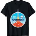thumbnail image 1 of Onimn Peanuts Snoopy Rocket Take Off T-Shirt, 1 of 2