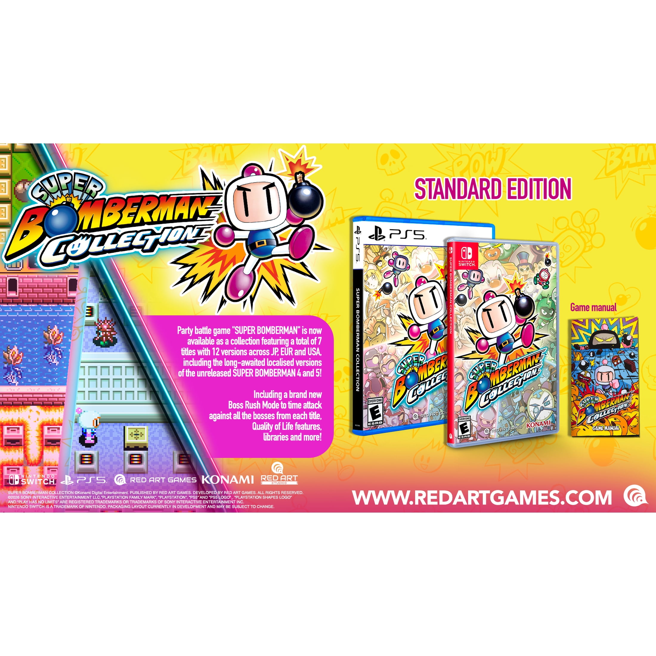 Super Bomberman Collection - PlayStation 5 Game