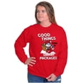 thumbnail image 4 of Santa Papa Smurf Christmas Presents Sweatshirt for Men or Women Brisco Brands L, 4 of 6