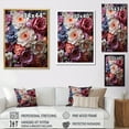 thumbnail image 4 of Designart "Peonies In Asian Painting III" Asian Floater Framed Wall Decor, 4 of 7