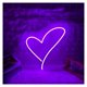 thumbnail image 1 of Letrero De Neón Con Forma Corazón Luz , Nocturna Regulable Alimentada Por USB Para Decoración Pared 30cmx30cm, 1 of 6