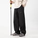 thumbnail image 1 of Pantalones largos para hombre, estilo exterior, a la moda, impermeables, lisos, informales, con cintura elástica y bolsillos, pantalones cargo para hombre., 1 of 5