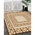 thumbnail image 3 of Ahgly Company Machine Washable Indoor Rectangle Transitional Deep Peach Orange Area Rugs, 7' x 10', 3 of 7