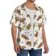 thumbnail image 2 of Fotbe Cute Sloth Camisa Estampada de Manga Corta para Hombre, Casual de Verano, Estilo Playero, Sin Arrugas-4X-Large, 2 of 5