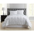 thumbnail image 1 of Truly Soft Everyday Pleated Duvet Set, Twin X-Large, White, 1 of 1