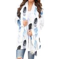 thumbnail image 2 of Cardigan Court pour Femme, Cardigan à Manches Longues à Imprimé Floral à la Mode, Veste Haut, Vestes pour Femmes Légères en Liquidation, 2 of 6