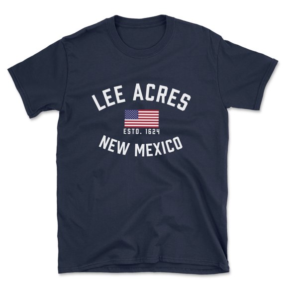 Lee Acres New Mexico Patriot Men's Cotton T-Shirt