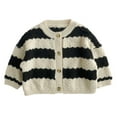 thumbnail image 1 of Tramfacy Girls Cardigan Fall Long Sleeve Tops Spring Fashion Versatile Knit Sweater Jacket Warm Casual Cardigan for Children, 1 of 7