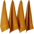 thumbnail image 1 of DII Basic Terry Collection Waffle Dishtowel Set, 15x26, Solid Honey Gold, 4 Piece, 1 of 8