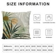 thumbnail image 5 of ARISTURING  Boho Botanical Tropical Leaf Plant Abstract Nature Home Bedroom Decorations Soft Throw Pillow Cover, Watercolor Drawing Boho Pillow Case Pillowcase, 5 of 5