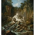 thumbnail image 2 of François Boucher 12x13 Gold Ornate Wood Frame and Double Matted Museum Art Print Titled - Fountain of Venus (1756), 2 of 4