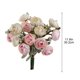thumbnail image 3 of Decoración de pared de ramo de flores artificiales de color melocotón rosa, 3 of 9