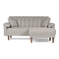 thumbnail image 3 of Sofá Cama Modular Reversible de Lino Gris Claro Modelo Calatrava Makora, 3 of 9