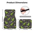 thumbnail image 5 of Naloa Dinosaur Skeleton Car Foot Mat Set of 4 Pieces - Universal Floor Liner Neoprene Full Set Floor Mats for Cars Trucks SUV, 5 of 7