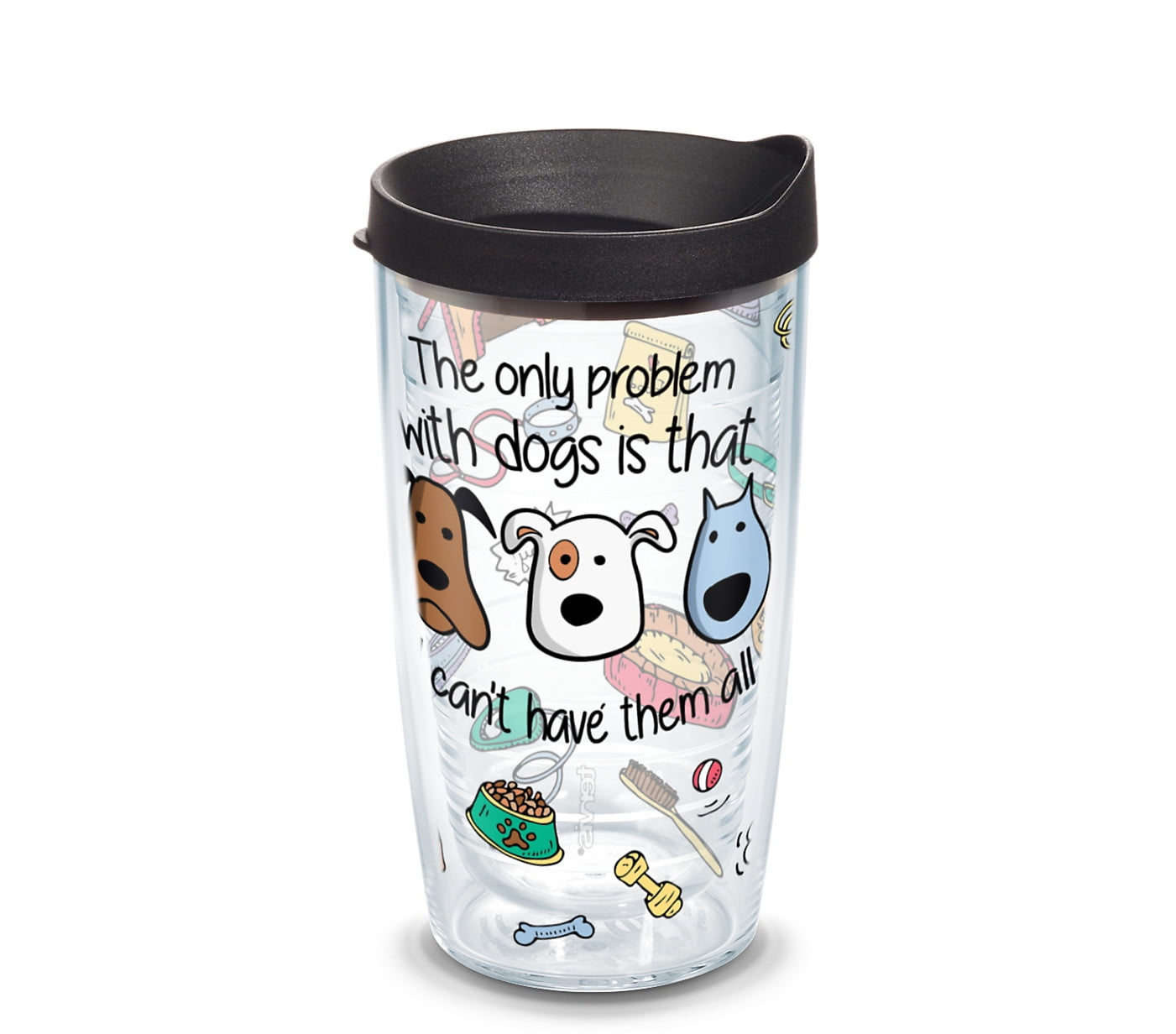 Tervis 16 oz Tumbler Peanuts Group Wrap With Black Travel Lid 