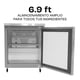 thumbnail image 2 of Mesa Refrigerada Bajo Barra, Rhino, MERBAJ-27, 2 of 7