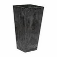 thumbnail image 6 of Root & Vessel Ella Tall Planter, Black, 13.5", 6 of 11