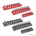 thumbnail image 2 of OEMTools Metric & SAE Magnetic Socket Organizer, 6 Pack Set, Black & Red, 2 of 10