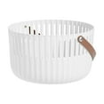 thumbnail image 2 of Summercome Garden Harvest Basket, Large Storage Basket with Handle, Multi-Functional Plastic Basket, Fruit Vegetables Gathering Basket, Suitable for Shopping Picnic Bathroom Kitchen Organizing, White, 2 of 8