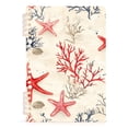 thumbnail image 7 of FORMRS 1-Subject Spiral Notebook 8" x 5" College Ruled 60 Refillable Sheet A5 Hard Cover, 2 Pack, Light Red Starfish, 7 of 7