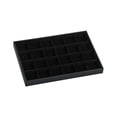 thumbnail image 2 of kurtrusly Wood Velvet Display Tray Durable And Exquisite Craft Wide Display Space For Rings Bracelets Black 1Set, 2 of 6