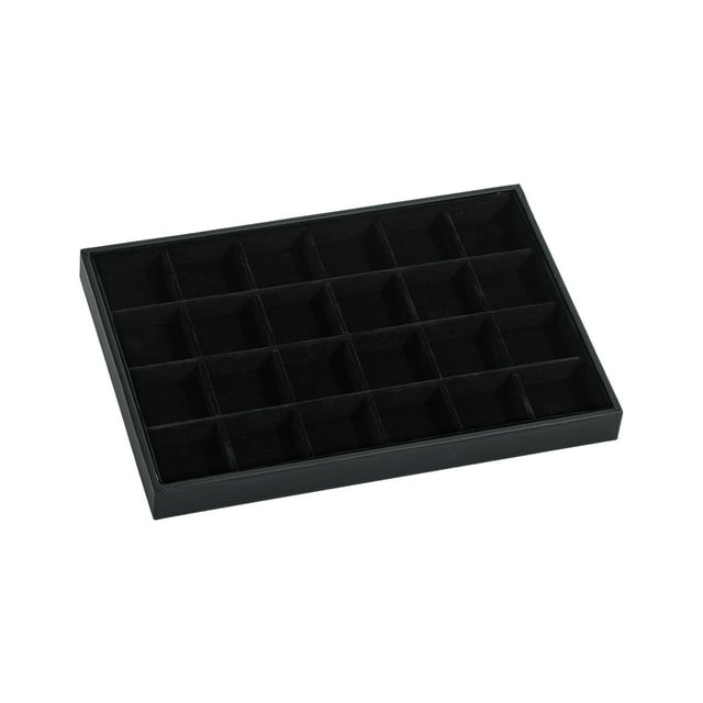 VONKY Jewelry Storage And Display Tray Large Capacity And Impact-resistant Jewelry Boutiques Exquisite Black 1Set