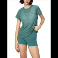 thumbnail image 2 of Camiseta Deportiva Ultraligera Transparente de Secado Rápido con Espalda Abierta para Mujer, Ideal para Yoga, Running y Otras Actividades. Verde Bosque M, 2 of 9