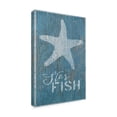 thumbnail image 2 of Cora Niele 'Starfish on Blue Wood' Canvas Art, 2 of 3