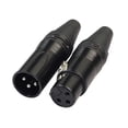thumbnail image 4 of 5 Pares de Conectores XLR Sunnimix Macho y Hembra, 4 of 8