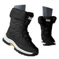 thumbnail image 3 of Women's Boots Winter Insulated Mid Calf Thermal Footwear Outdoor Hiking Warm Lined Boots for Ladies, 3 of 5