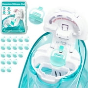 20PCS Reusable Silicone Pads Refills Accessories for Substitute Salt Saline Pods Compatible with Navage Nasal Irrigation System Nasal Care for Easy Operation