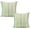 Natural Green Stripes, variant on Outdoor Green Throw Pillow Covers for Patio Bench Garden Porch Sunbrella Furnitures Sage Lines Stripes Cushion Cases Decorative 16x16 Set of 2 for Sofa Couch