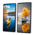 thumbnail image 3 of Designart "Reflecting on a Yellow Boat in Monochrome II" Boat Framed Wall Art Set Of 2 - Yellow Transportation Framed Canvas Set For Living Room Decor, 3 of 6
