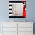 thumbnail image 5 of Empire Art Direct "Fashion" 24" Square Beveled Wall Mirror on 36" Square Printed Tempered Art Glass - 36 x 36, 5 of 9