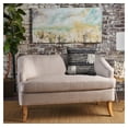 thumbnail image 6 of Ox Bay Faith 18" x 18" Black and Silver Metallic Stripes with Ivory Fringe Cotton Adult Decorative Throw Pillow, 6 of 7
