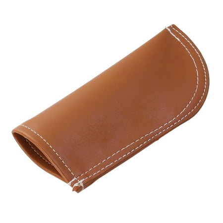 

Kitchen Rustic Leather Handle Holder Heat-insulated Cover for Utensils Cooking Pot Pan (Brown)