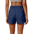 thumbnail image 4 of Women's Utility Short Pants, Fashion High Waisted Stretchy Cargo Shorts for Summer, Casual Chic Workwear Shorts for Vacation and Daily Wear, 4 of 8
